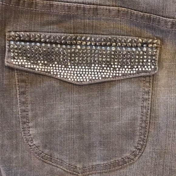 Chico platinum jeans gray size 3 - Picture 2 of 6